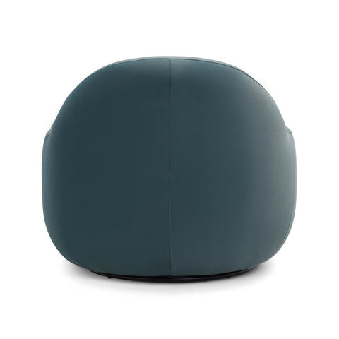 Tiago Dark Teal Velvet Swivel Chair Model: TOV-S54414