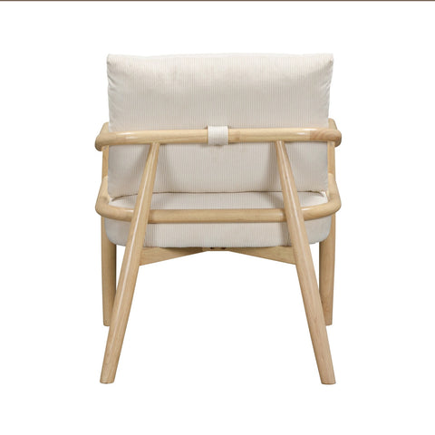 Dixie Cream Performance Corduroy Accent Chair Model: TOV-S54425