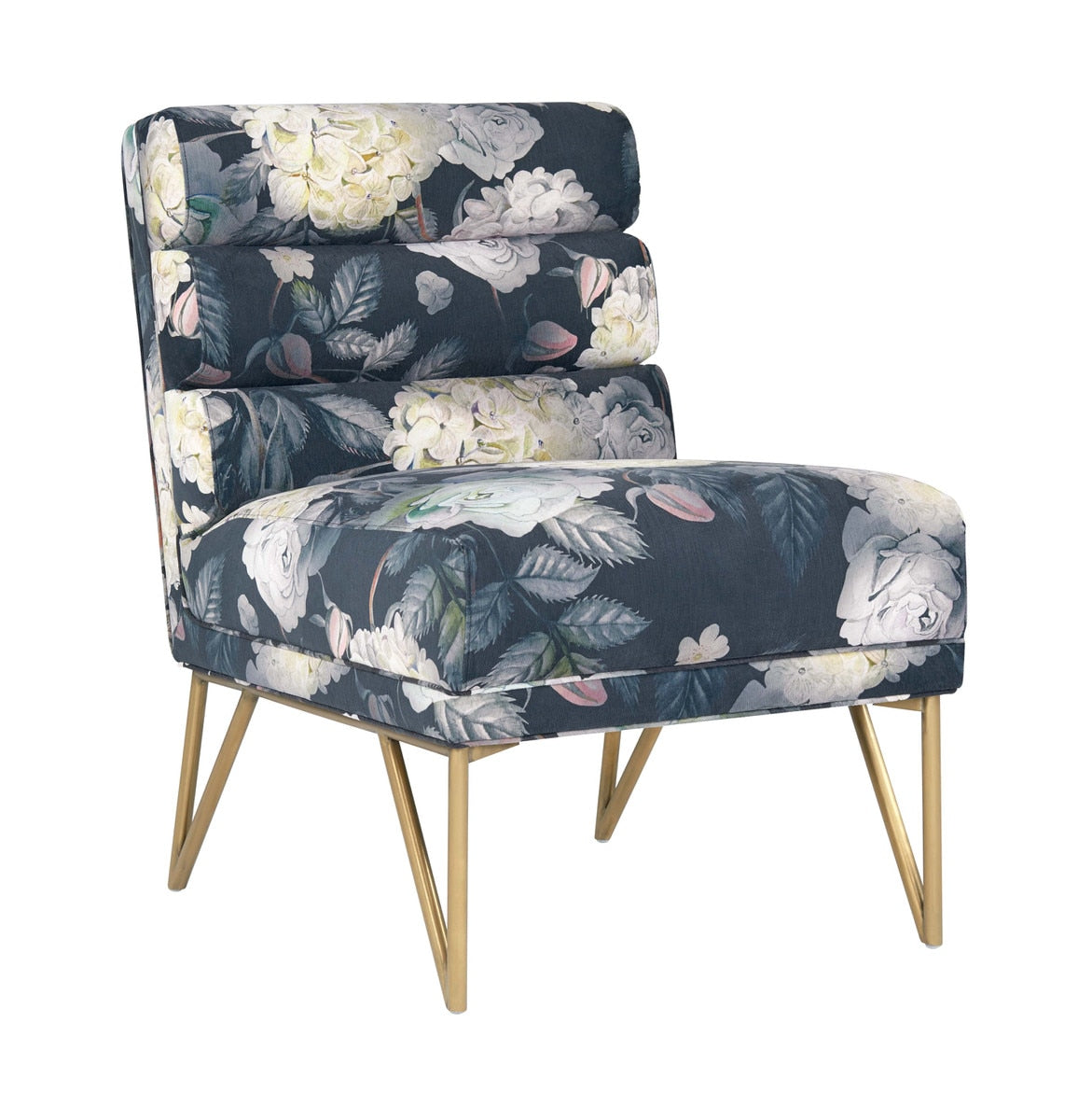 Kelly Floral Velvet Chair Model: TOV-S6334