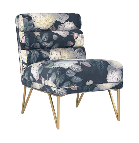 Kelly Floral Velvet Chair Model: TOV-S6334
