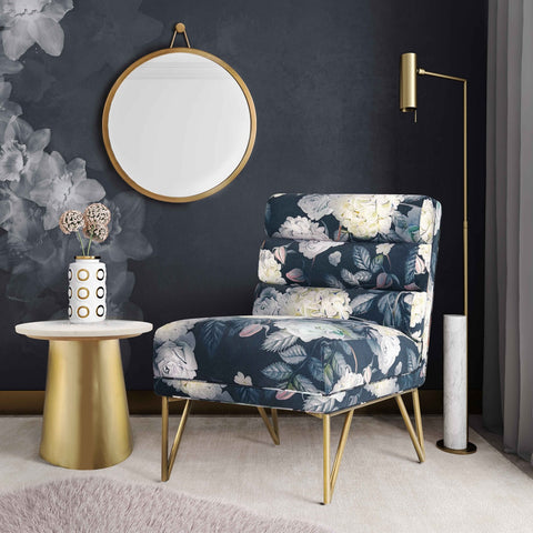 Kelly Floral Velvet Chair Model: TOV-S6334