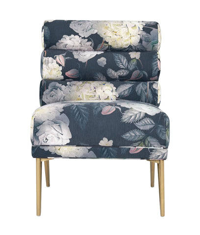 Kelly Floral Velvet Chair Model: TOV-S6334