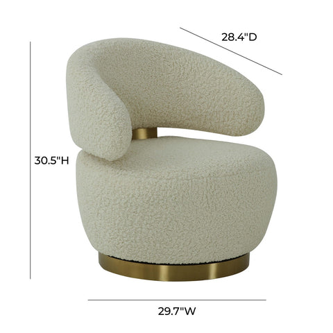 Austin Faux Shearling Chair Model: TOV-S68119