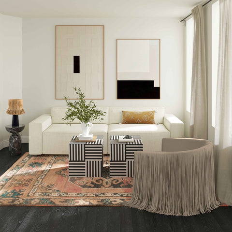 Shag Me Grey Performance Vegan Leather Swivel Chair Model: TOV-S68328