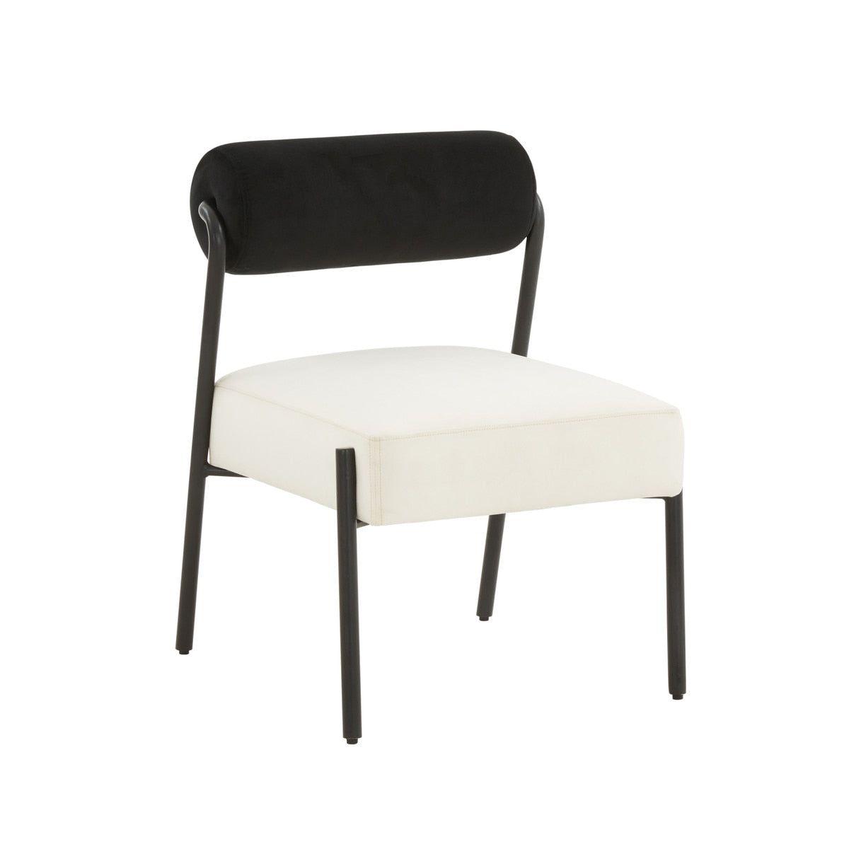 Jolene Cream Velvet Accent Chair Model: TOV-S68451