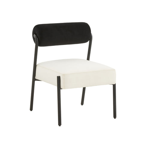 Jolene Cream Velvet Accent Chair Model: TOV-S68451