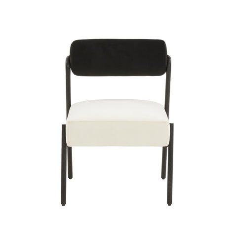 Jolene Cream Velvet Accent Chair Model: TOV-S68451