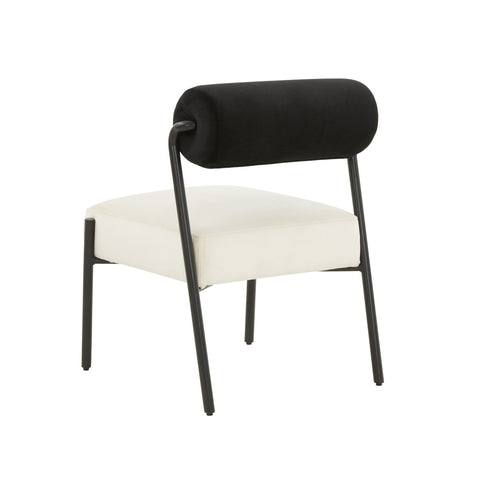 Jolene Cream Velvet Accent Chair Model: TOV-S68451
