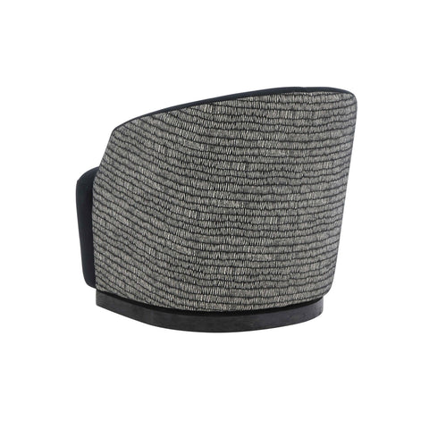 Reese Black Velvet Swivel Chair Model: TOV-S68764