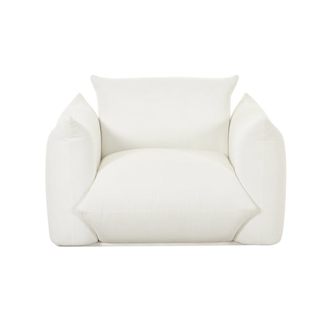 Saint Tropez Pearl Performance Fabric Stuffed Armchair Model: TOV-S68847