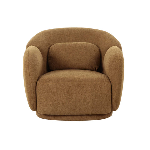 Misty Brown Boucle Accent Chair Model: TOV-S68988