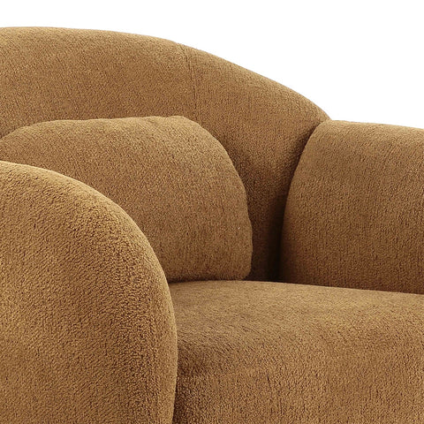 Misty Brown Boucle Accent Chair Model: TOV-S68988