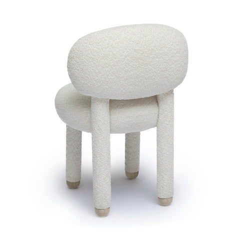 Manu Cream Performance Boucle Side Chair Model: TOV-S69034