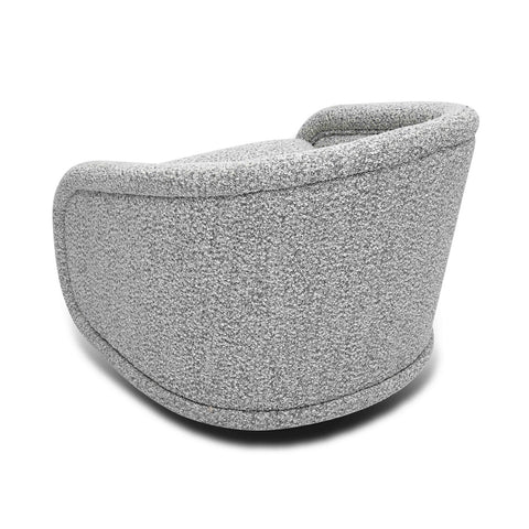 Rory Grey Boucle Swivel Chair Model: TOV-S69070