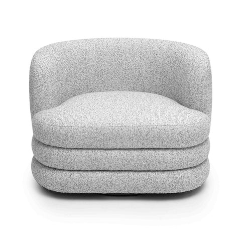 Astor Light Grey Swivel Hotel Lounge Chair Model: TOV-S69074