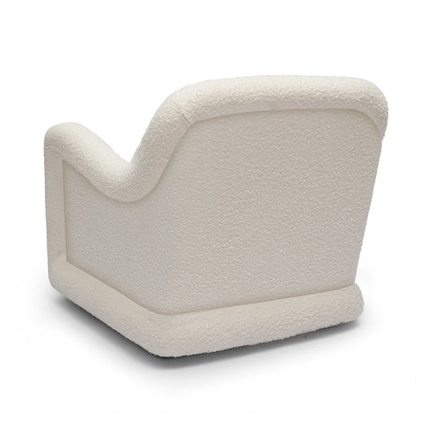 Charli Cream Boucle Swivel Chair Model: TOV-S69188