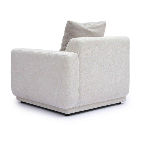 Perry Cream Chenille Modular RAF Corner Chair Model: TOV-S69214