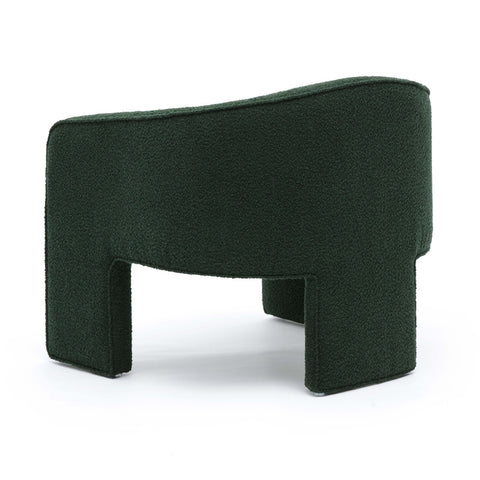 Marla Forest Green Boucle Accent Chair Model: TOV-S69288