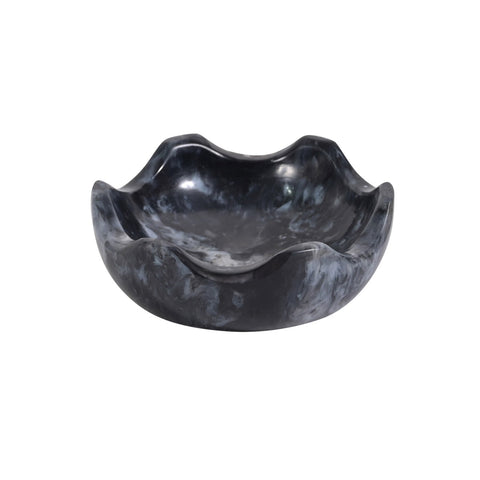 Platform Black Swirl Resin Kiddush Cup Model: TOV-T18619