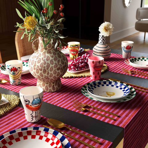 Velma 'Goofy' Ceramic Glasses - Set of 4 Model: TOV-T18763