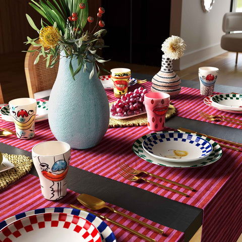 Velma 'Bashful' Ceramic Glasses - Set of 4 Model: TOV-T18764