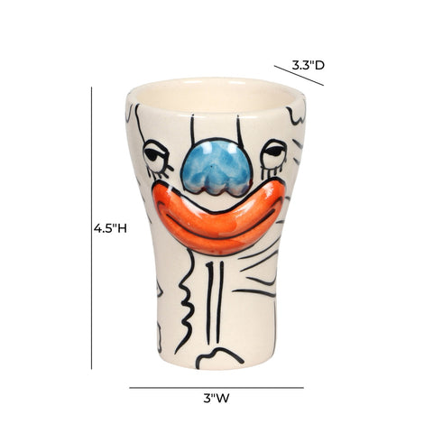 Velma 'Bashful' Ceramic Glasses - Set of 4 Model: TOV-T18764