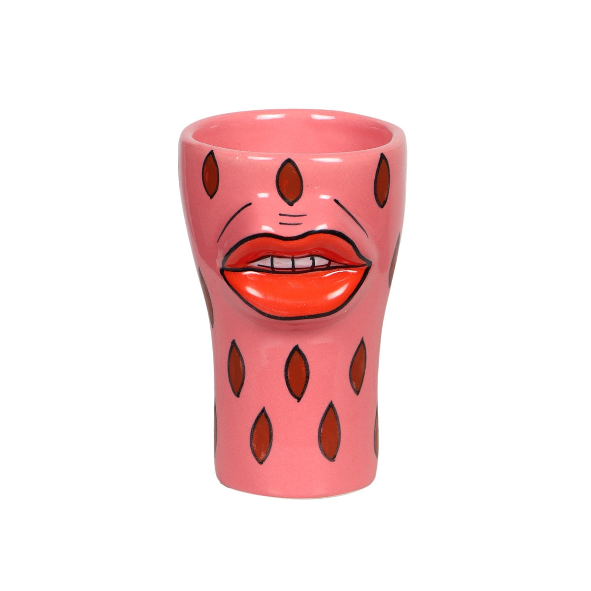 Velma 'Sultry' Ceramic Glasses - Set of 4 Model: TOV-T18765