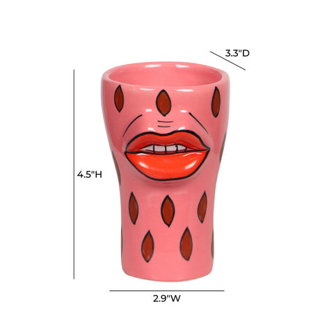 Velma 'Sultry' Ceramic Glasses - Set of 4 Model: TOV-T18765