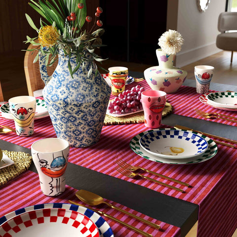 Velma Collection - Set of all 5 Ceramic Glasses Model: TOV-T18766