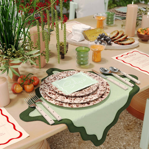 Soline Cream and Stainless Steel Flatware - Set of 20 Pieces Model: TOV-T54288-SET