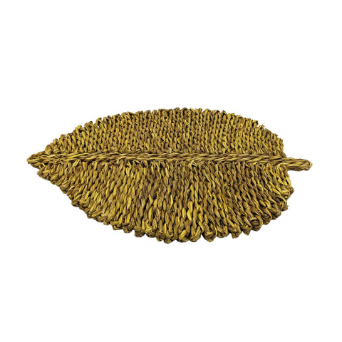 Leaf Yellow Seagrass Placemat - Set of 4 Model: TOV-T54304