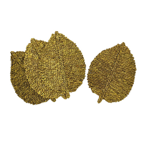 Leaf Yellow Seagrass Placemat - Set of 4 Model: TOV-T54304