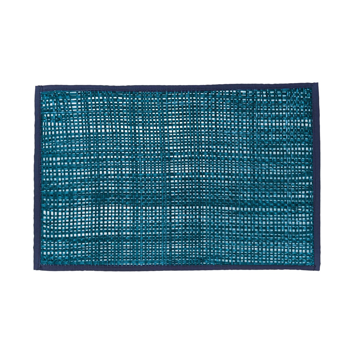 Peele Blue Seagrass Placemat - Set of 4 Model: TOV-T54307