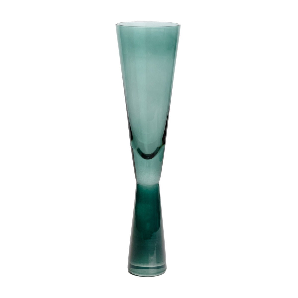 Flute Green Champagne Glasses - Set of 4 Model: TOV-T68858