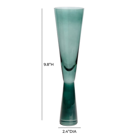 Flute Green Champagne Glasses - Set of 4 Model: TOV-T68858