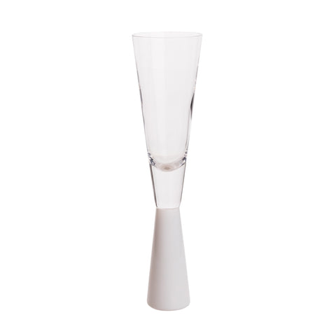 Flute White Champagne Glasses - Set of 4 Model: TOV-T68859