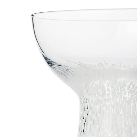 Dottie Clear White Dots Cocktail Glass - Set of 4 Model: TOV-T68872