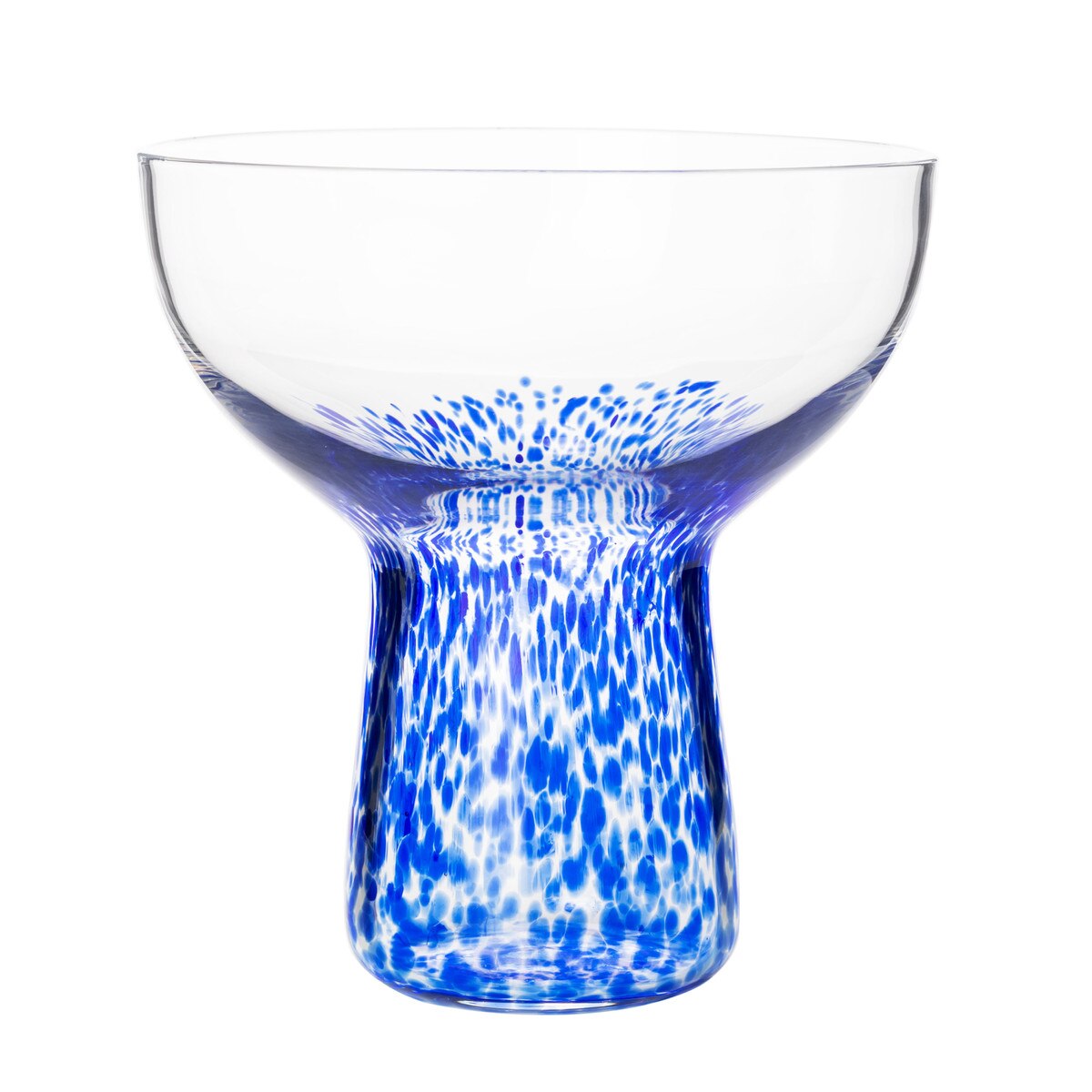 Dottie Blue Dots Cocktail Glass - Set of 4 Model: TOV-T68873