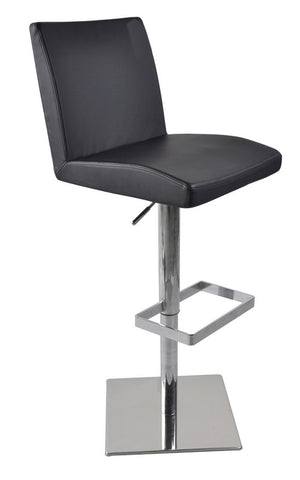 Modrest T 1068Cn Modern Black Leatherette Bar Stool Model VGCBT1068CN-BLK