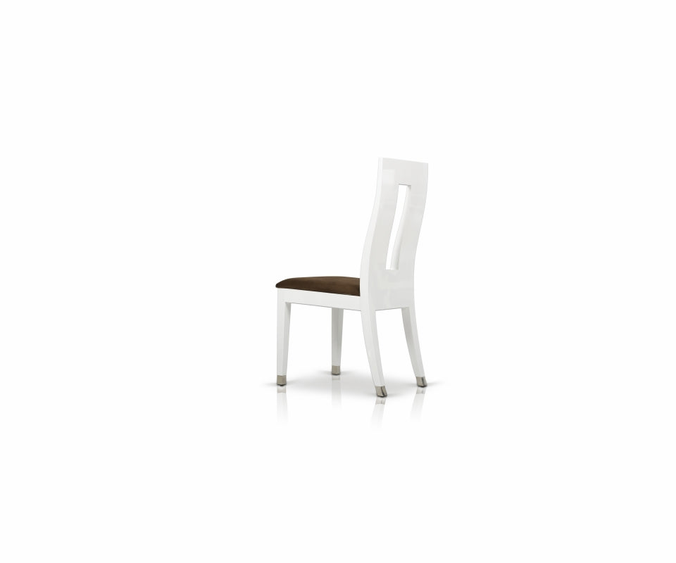 Thor Modern White Glossy Dining Side Chair Model VGGU903CH-WHT