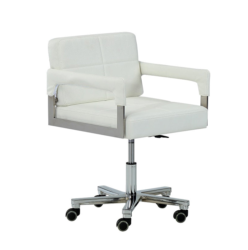 Modrest Craig Modern White Bonded Leather Office Chair Model VGVCA508-WHT