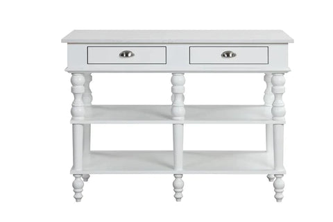 Rorratt Marble & White Finish Kitchen Island Model AC00186 By ACME Furniture