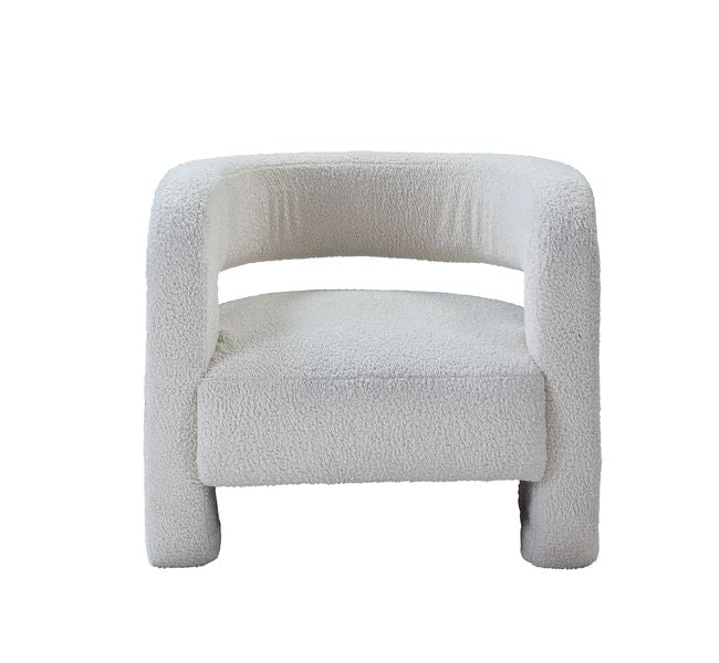 Yitua White Teddy Sherpa Accent Chair Model AC00233 By ACME Furniture