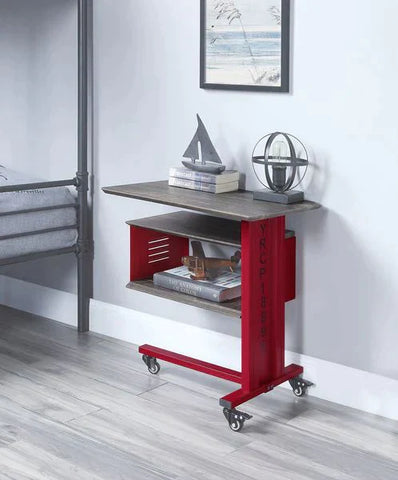 Cargo Red Accent Table Model AC00361 By ACME Furniture