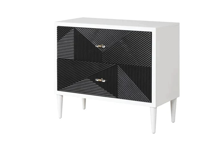 Dubni White & Black Finish  Model AC00394 By ACME Furniture