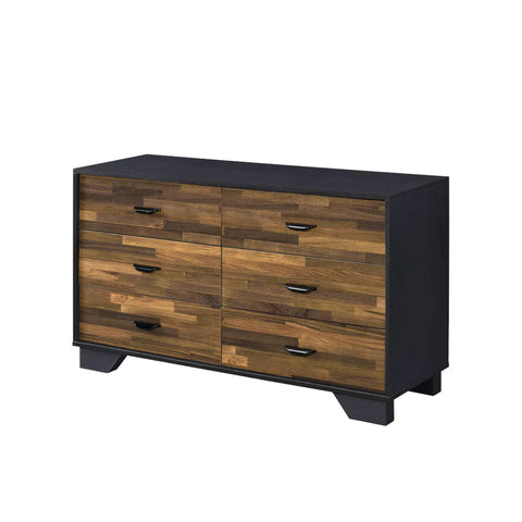 Eos Walnut & Black Finish Dresser Model AC00546 By ACME Furniture