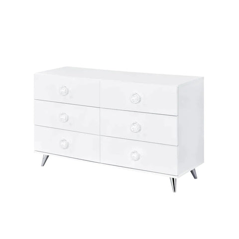 Perse White Finish Dresser Model AC00549 By ACME Furniture