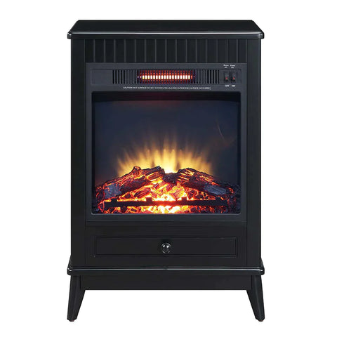 Hamish Black Finish Fireplace Model AC00851 By ACME Furniture