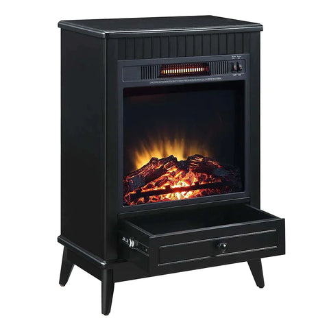 Hamish Black Finish Fireplace Model AC00851 By ACME Furniture