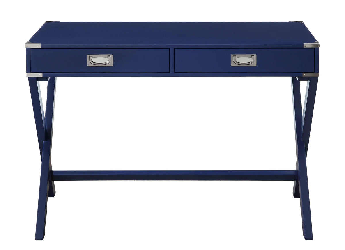 Amenia Navy Blue Finish Console Table Model AC00910 By ACME Furniture